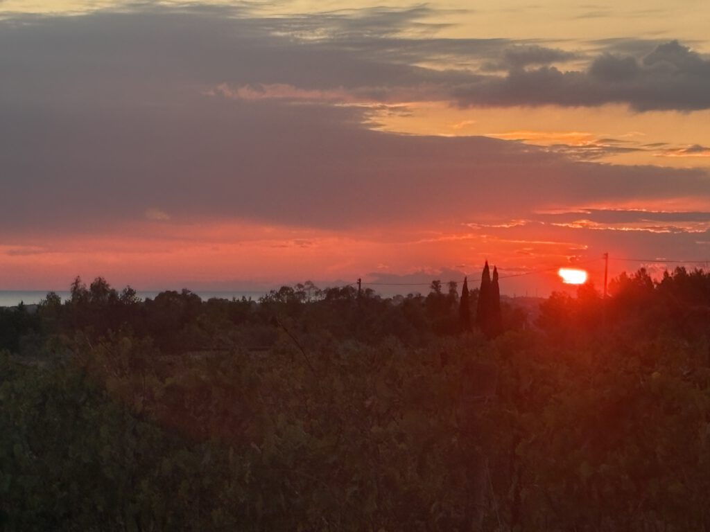 zonsondergang