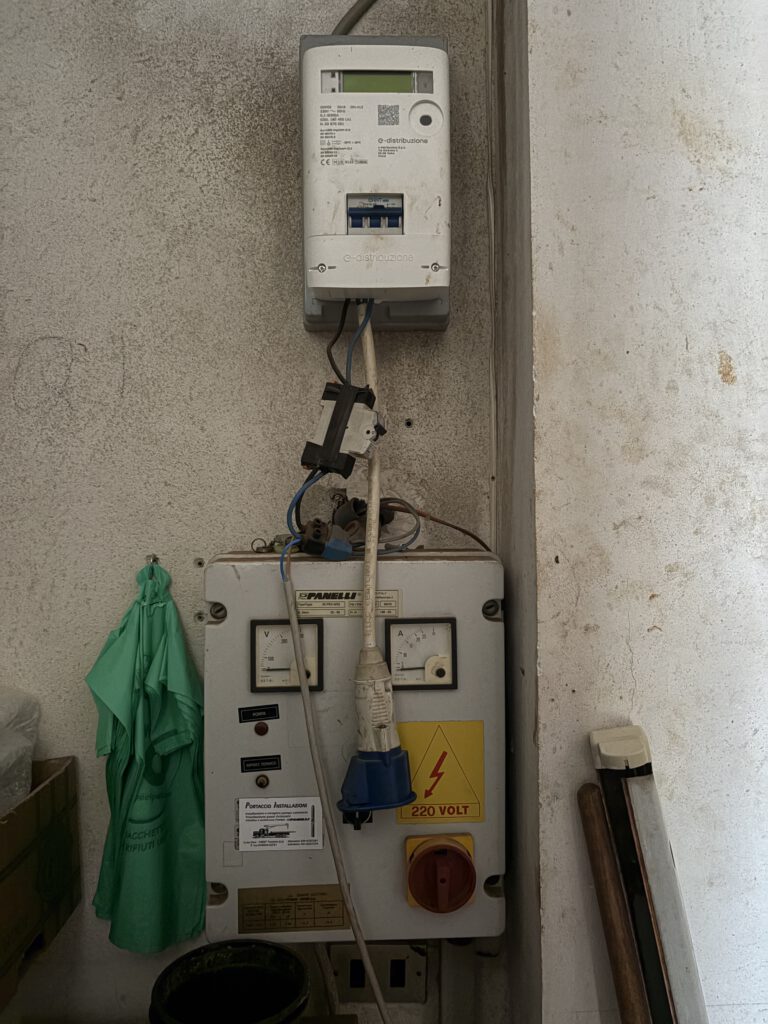 cassetta di corrente