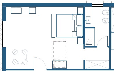 Camera Felicità plattegrond