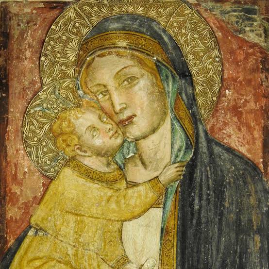 origineel Madonna della Coltura schilderij