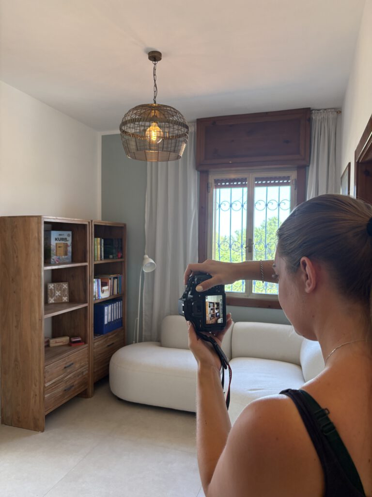 Lotte fotografeert